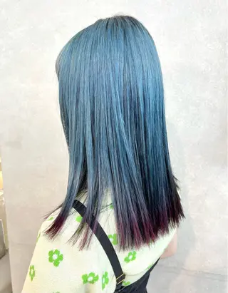 ミディアム カラー ちょめ/八王子 ZEST emuのヘアスタイル