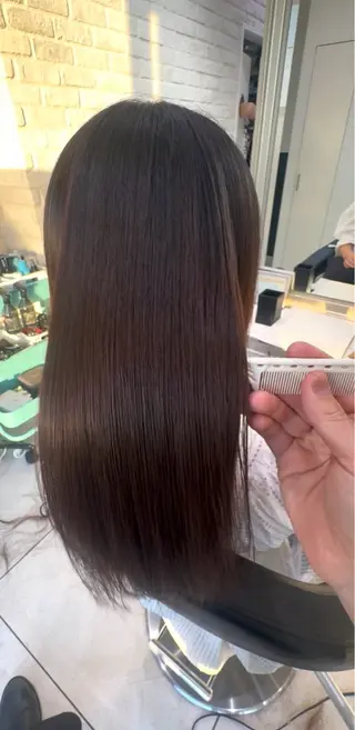 ロング 【縮毛矯正】 渡邉敦也のヘアスタイル