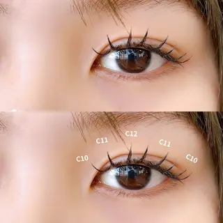 マツエク・マツパ MIGNON 冨田　当日予約のみのマツエク・マツパデザイン