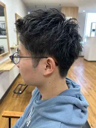 ショート バルビエーレ所属・文田 優平のヘアスタイル
