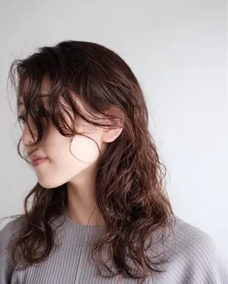 ロング カラー パーマ Hamonis hair所属・今野 諒のヘアスタイル
