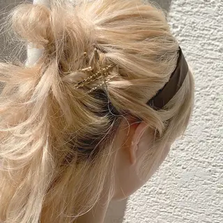 セミロング ヘアアレンジ flocci🌙 フロクシのヘアスタイル