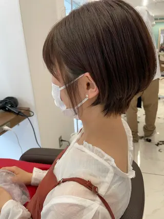ショート カラー 福島成美/髪質改善 縮毛矯正/カラーのヘアスタイル