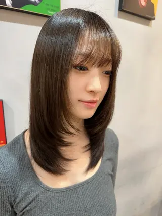 ミディアム カラー 髪質改善・艶カラー HIROTOのヘアスタイル