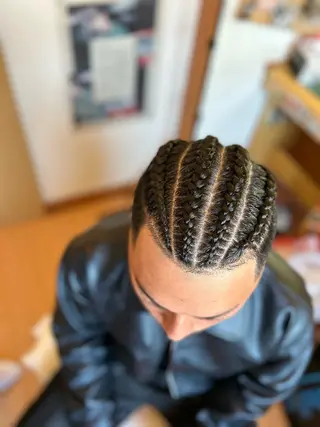 ミディアム ヘアアレンジ メンズ ブラックヘア🧜‍♂ 😈itsuki👿のヘアスタイル