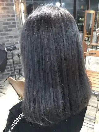 セミロング カラー 代表 中島貴志のヘアスタイル