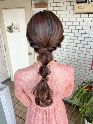 ヘアアレンジ 大人可愛いヘアメイク 💋🧚‍♀️しずかのヘアスタイル