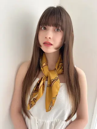ロング Bonheur銀座店所属・髙落 香帆のヘアスタイル