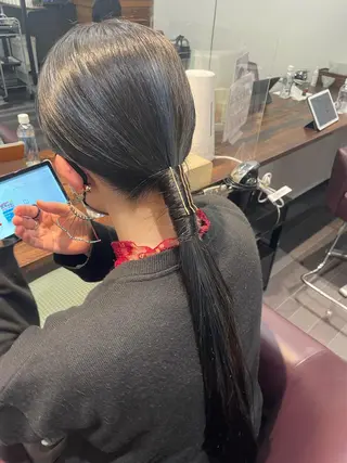 ロング カラー ヘアアレンジ Stir maison[ステアメゾン]所属・layer cut /MIKUのヘアスタイル