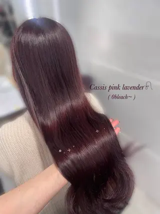 セミロング 盛れる暖色🎀ガーリ ーヘア🎀きっかのヘアスタイル