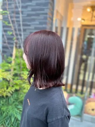 カラー 艶髪ストレート🧚 尾崎 晴香のヘアスタイル
