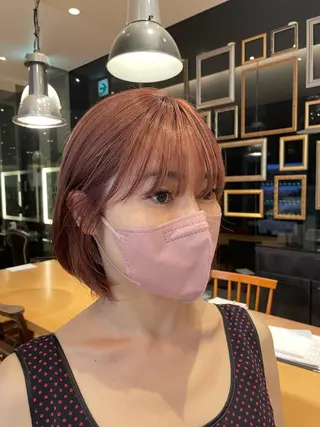 カラー 木村 架音のヘアスタイル