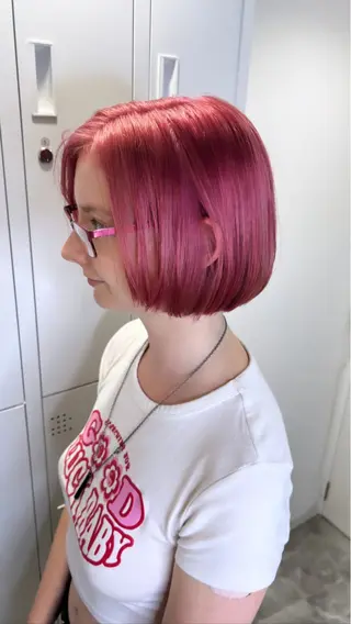 ショート カラー TOMONA👑 GiseL梅田店のヘアスタイル