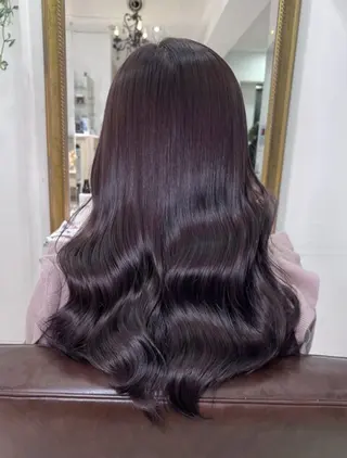 ロング 艶カラー🩵中久保 舞優🩵のヘアスタイル