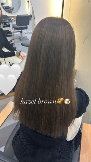 ロング カラー kanon♡ 暖色カラー‎🤍のヘアスタイル