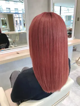 セミロング 低ダメージ施術/ 🐮牛木 史裕🐮のヘアスタイル