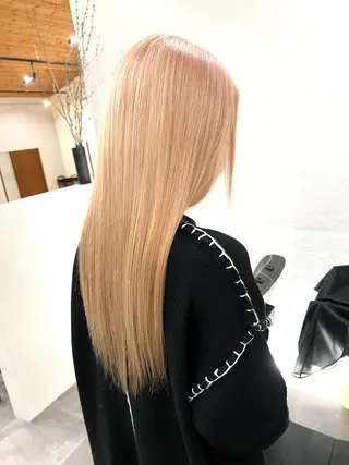 ロング 𝑭𝒖𝒌𝒂🩶 モテ髪×透明感カラーのヘアスタイル