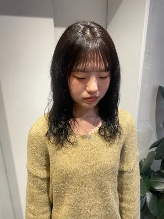 セミロング カラー ミユウ👗🎀 /カラーリスト/ボブのヘアスタイル