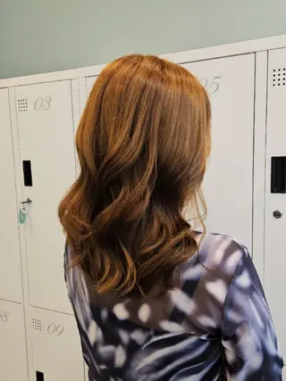 セミロング カラー ミク🇰🇷 /Agu hairのヘアスタイル