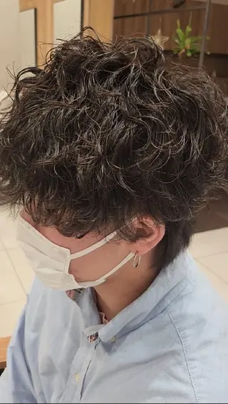 メンズ パーマ “垢抜けパーマヘア” 佐藤ジルのヘアスタイル