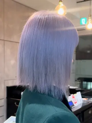 ミディアム カラー 🎀ハイトーン・艶 カラー HANA🎀のヘアスタイル