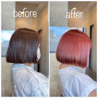 ミディアム カラー Hair Life LIB所属・宮城 将大のヘアスタイル