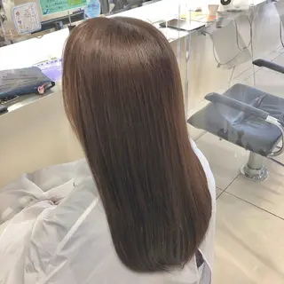 ロング カラー まつ毛/アイブロウ /髪質改善カラーのヘアスタイル