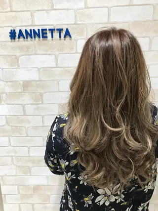 ロング カラー ケンジアネッタ Men'sのヘアスタイル