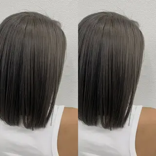 ミディアム ブリーチ無しカラー✨ 美鈴のヘアスタイル