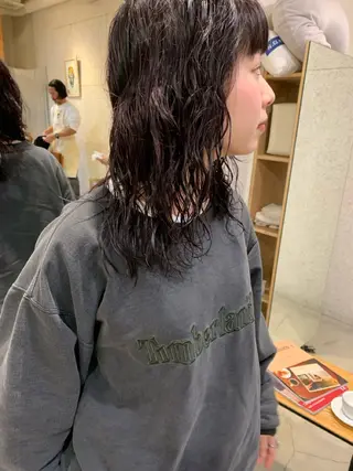 ミディアム カラー パーマ 【takk】 ナカヤママサヨシのヘアスタイル