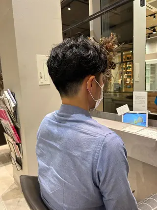 パーマ メンズ Lolonois 森ノ宮【 yui 】のヘアスタイル