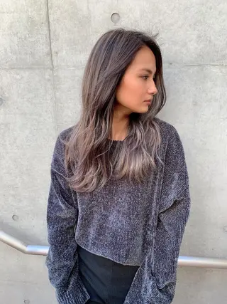 ロング カラー box mico. mutsumiのヘアスタイル