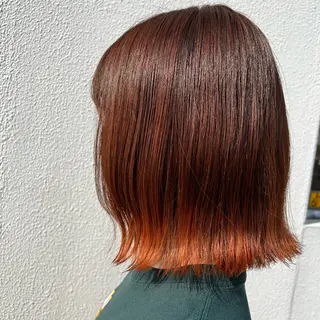 ミディアム カラー FLOWER by B.GARDEN所属・’Flower’ AYAKAのヘアスタイル