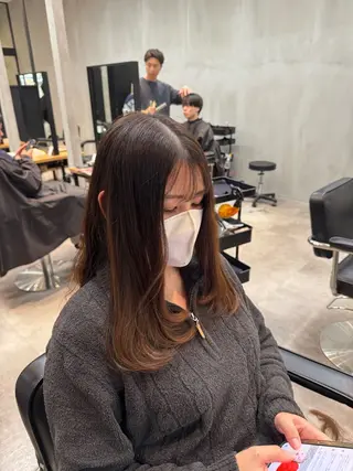 ロング ラフィスヘアーヴィレ所属・赤羽根 周のヘアスタイル