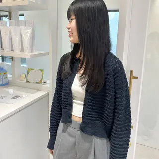 ミディアム パーマ お洒落パーマ/ 艶カラー/michiのヘアスタイル