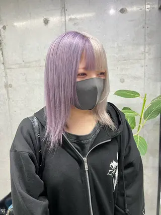 ミディアム 🩵albis/めい 大宮/ブリーチ🦋のヘアスタイル