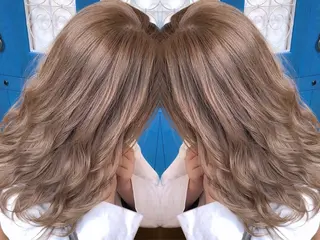 ロング カラー ブリーチで叶える透明 感カラーTakeruのヘアスタイル