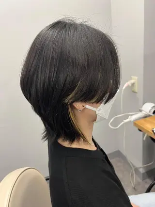 ミディアム メンズ カラー N° aria 三軒茶屋のヘアスタイル