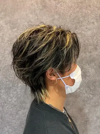 カラー メンズ ルクール喜多町店 コムロのヘアスタイル