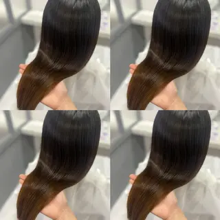 ミディアム 髪質改善×矯正🫧 韓国ヘアasamiのヘアスタイル