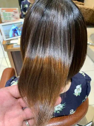 ミディアム 新宿メンズパーマ メンズバレイヤージュのヘアスタイル