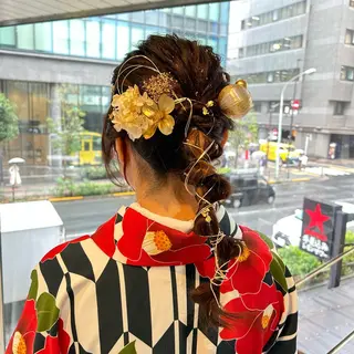 ヘアアレンジ 🪄髪質改善艶カラー 🦄石井栞のヘアスタイル