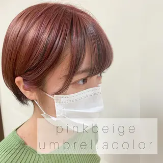 ショート カラー ヘアアレンジ 🌈haru🌻 藤沢ハイトーン🌈のヘアスタイル