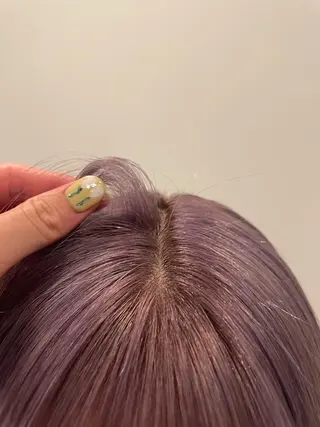 セミロング カラー パーマ 吉田 百花💛のヘアスタイル