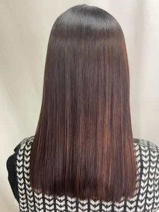 ロング 髪質改善/縮毛矯正 /ブリーチ矯正/岡部のヘアスタイル