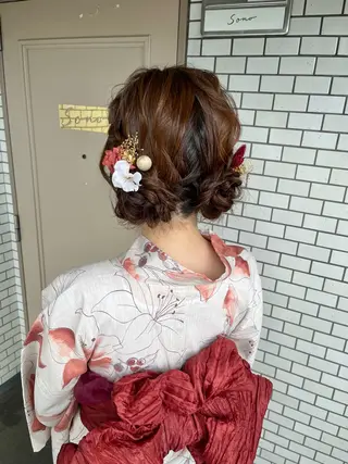 ヘアアレンジ 参列 ✽ 推し活ヘア 💕ゆり🐈🐾のヘアスタイル