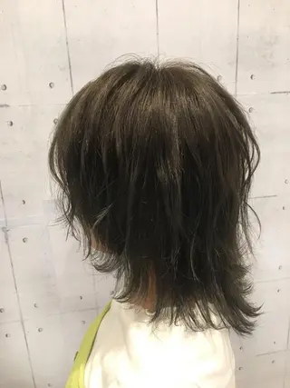 ミディアム パーマ 韓・中華美女ヘア 🇰🇷×🇨🇳のヘアスタイル