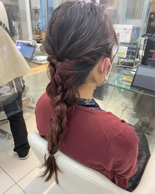 ロング ヘアアレンジ アレンジ&ショート 💙YUKINOのヘアスタイル