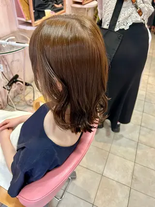 ミディアム Miene Pink所属・髪質改善💇‍♀️椿 彩加のヘアスタイル