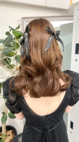 セミロング 中川 ほのかのヘアスタイル